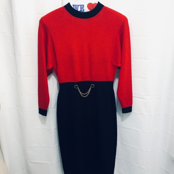 Robe St. John By Marie Gray Couleur Crème - Taille 8 - Occasion Très Bon état - Style Pull